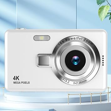 1080P Digital Camera, 50MP FHD Point and Shoot Digital Camera for Photography and Video, 16X Digital Zoom, 2.4'' TFT Screen, Auto Focus Compact Vlogging Camera for Travel Gift