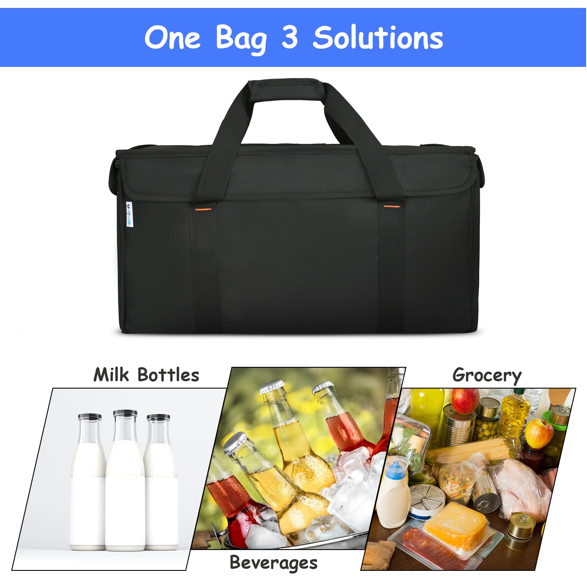Insulated Milk Delivery Bag - Keeps Milk Cold! -7