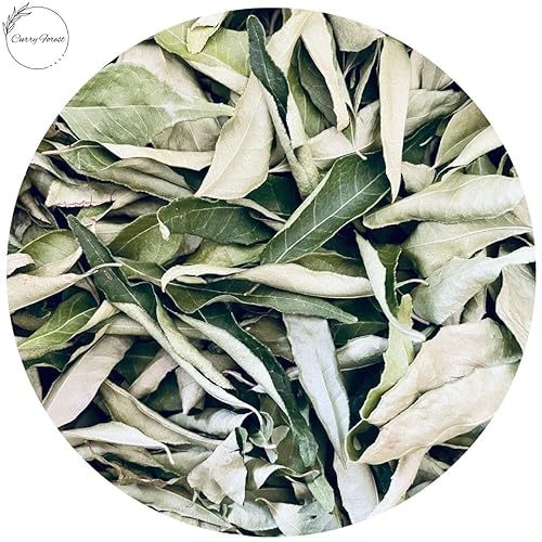 Miniatura 10 de Hojas de curry secadas al aire libre de 0.4 onzas (0.40 oz)  Aromático, sabroso y 100% natural  Producto de Estados Unidos  Hojas enteras enviadas