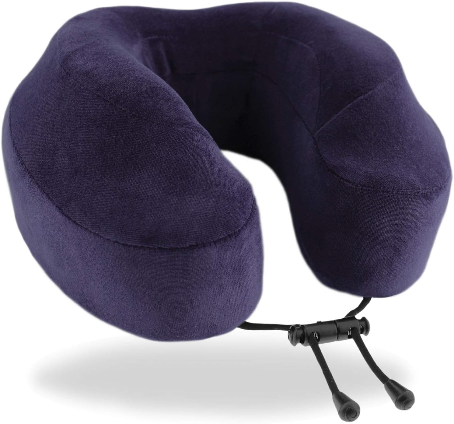 CabeauCabeau Evolution Classic 100% Memory Foam Travel Neck Pillow for Airplanes and Travel, 360-Degree Support Backed by Sleep Science, Navy Blue