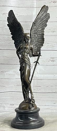 Miniatura 3 de Think Bronze Victoria Atenea Nike Paris Louvre Estatua de mármol de bronce Art Deco Art Deco Oferta de regalo