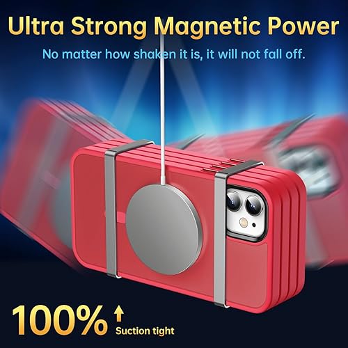 Miniatura 3 de degeca Funda para iPhone 11, compatible con Magsafe Protección militar contra caídas Tacto agradable a la piel y funda magnética fuerte a prueba de