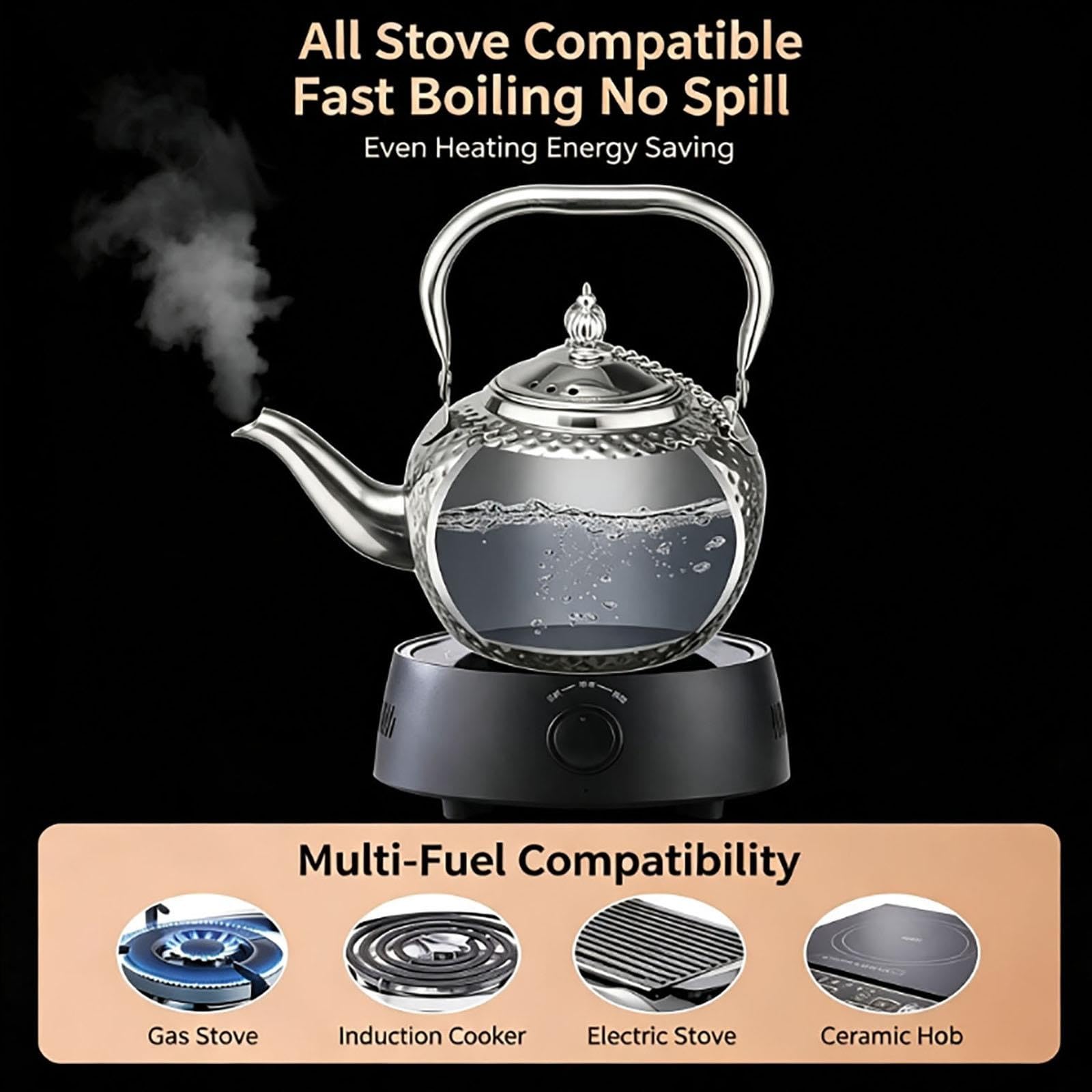 Teiera Con Infusore Rimovibile In Acciaio Inossidabile
