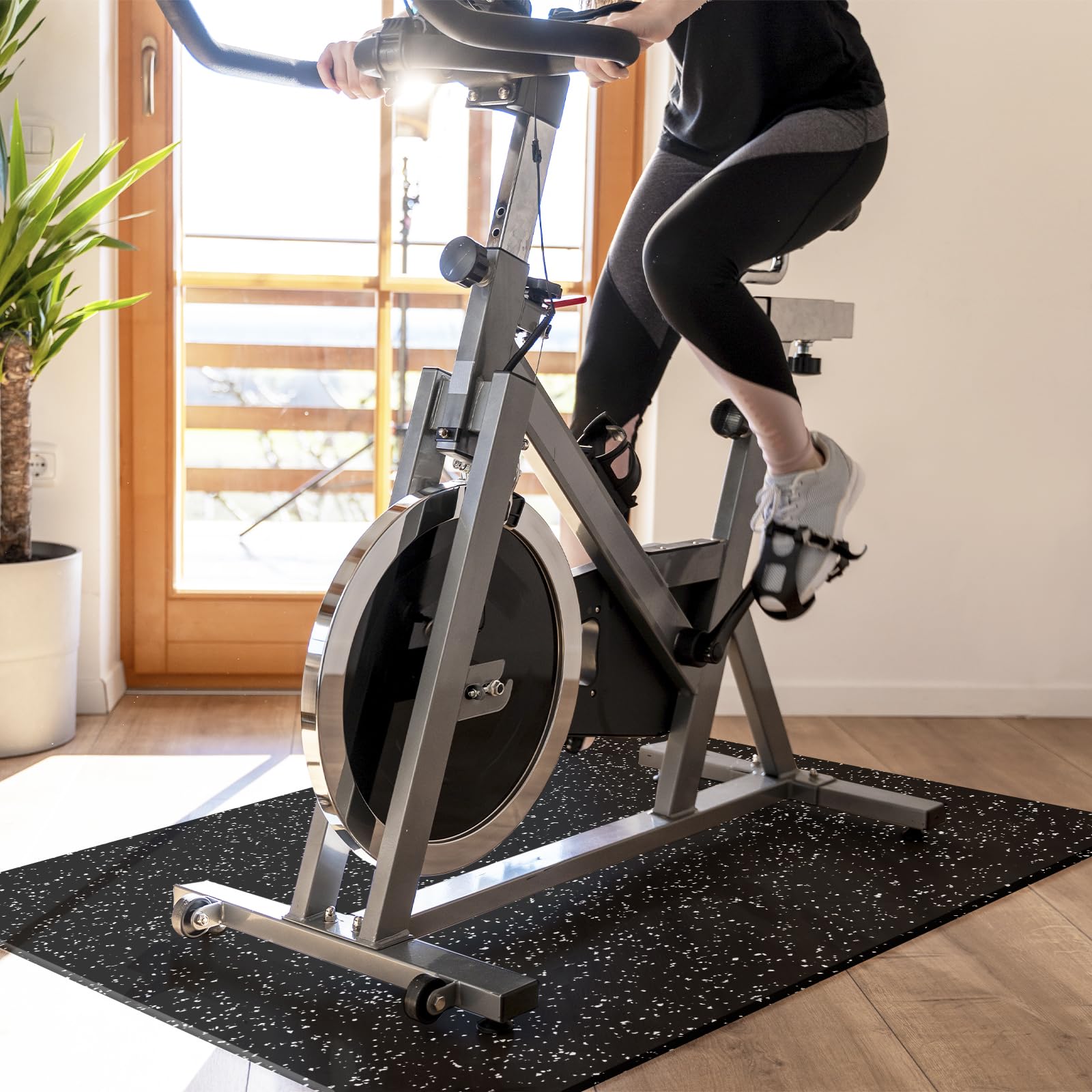 KARAT Tapis de protection de sol pour appareil de fitness - Tapis de course - Tapis de course - Tapis multifonction - Tapis d'entraînement - Tapis anti-vibrations insonorisant et amortissant les chocs