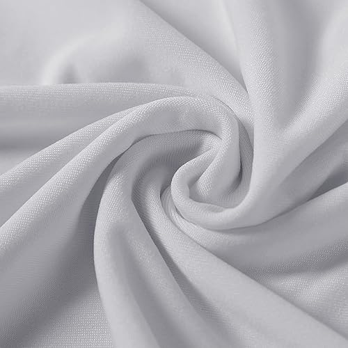 Miniatura 4 de AlGaiety Funda de elastano para silla, 12 unidades, fundas para silla, fundas para sillas de sala de estar, funda extraíble lavable protectora