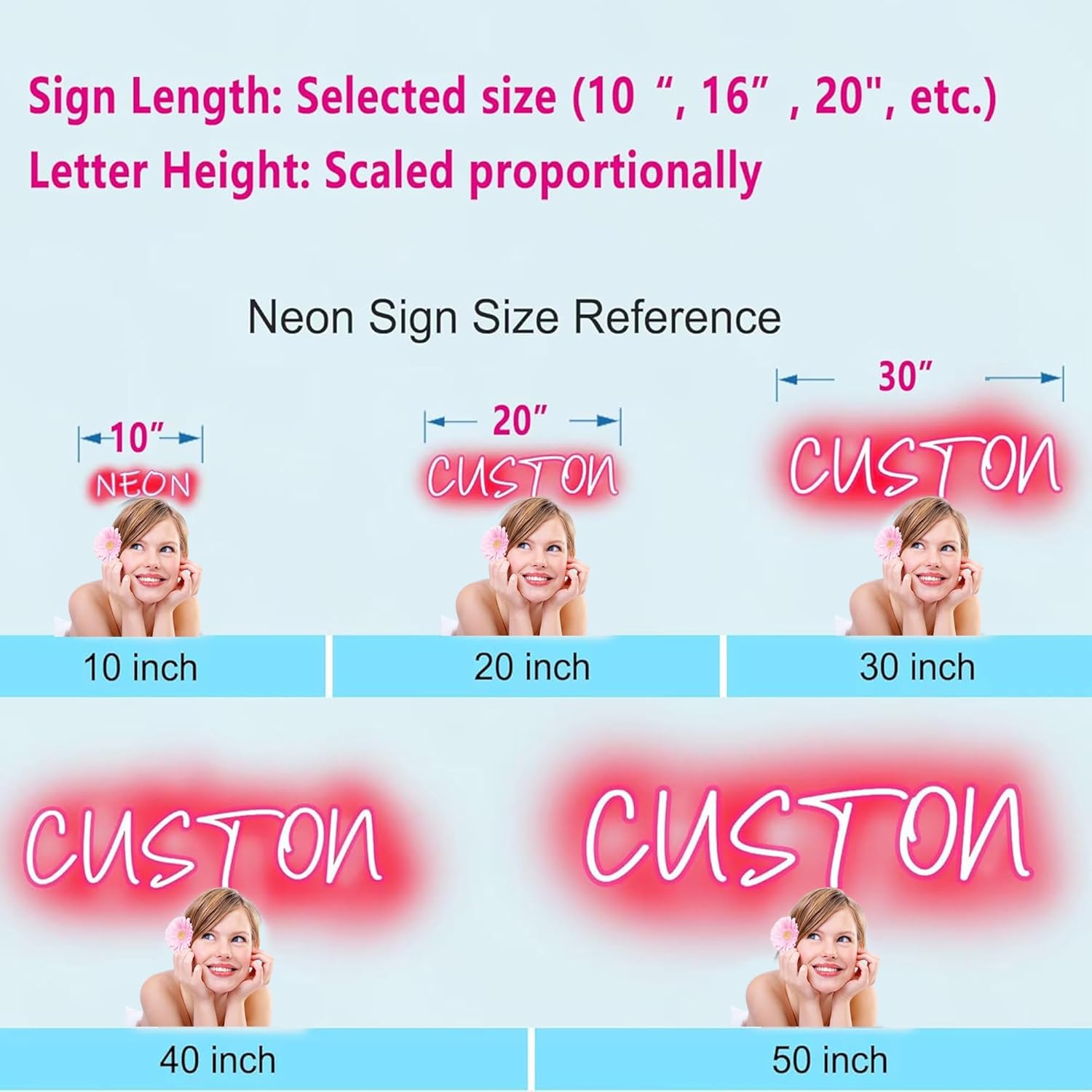 Custom Neon Signs 2026, Personalized LED Name Neon Light for Wall Decor, 16 Colors & 30 Fonts, Dimmable LED Neon Sign, LED Lights for Bedroom, Kids’ Room, Game Room, Girls’ Bedroom, Birthday Gifts, Wedding & Party Backdrops, Bar & Business