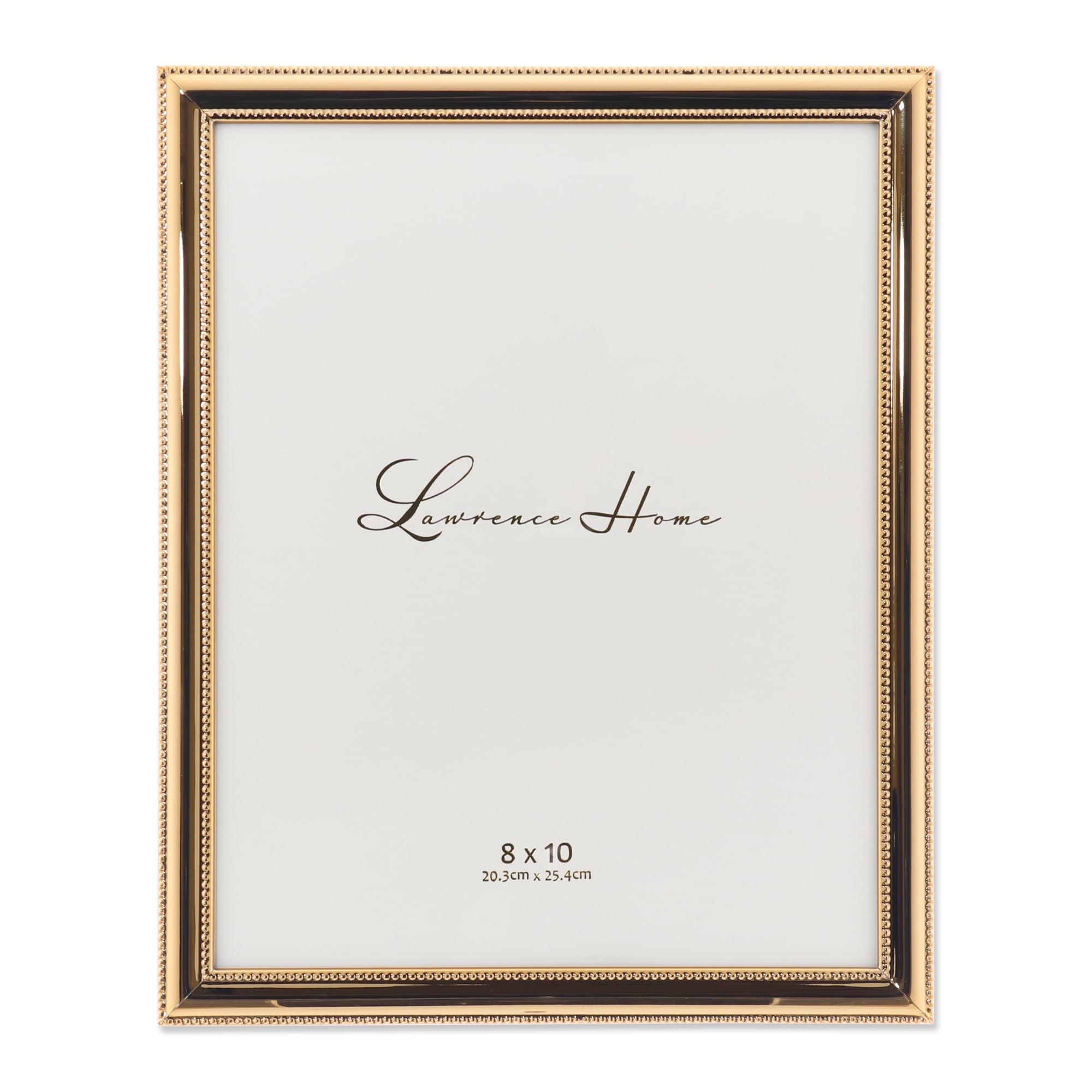 Lawrence Frames Classic Bead Frame, 8x10, Gold