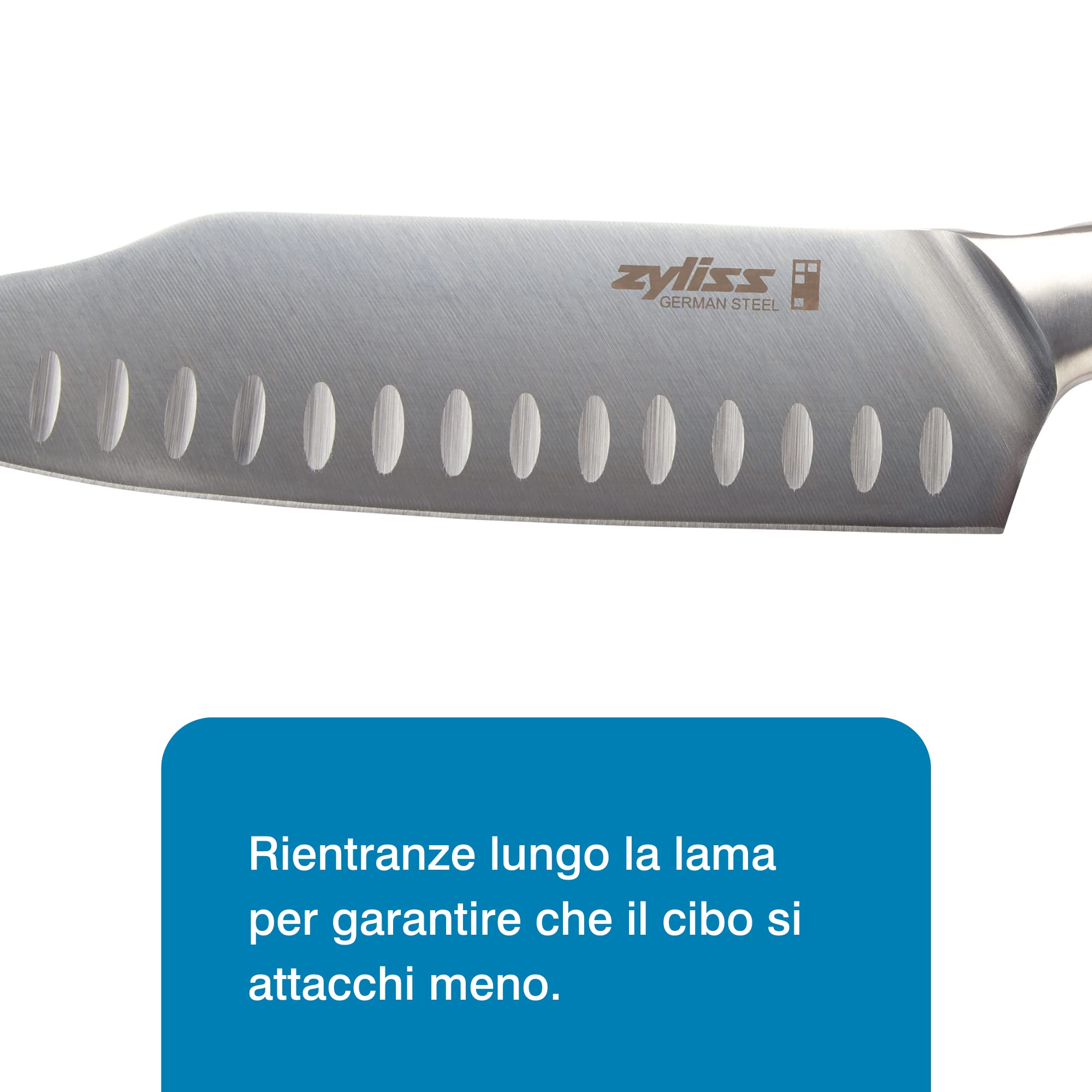 zyliss E920272 Comfort Pro Coltello Mini Santoku, 13cm, Acciaio Inossidabile Tedesco, Maniglia Nera, Coltello da Cucina Professionale, Lavabili in Lavastoviglie