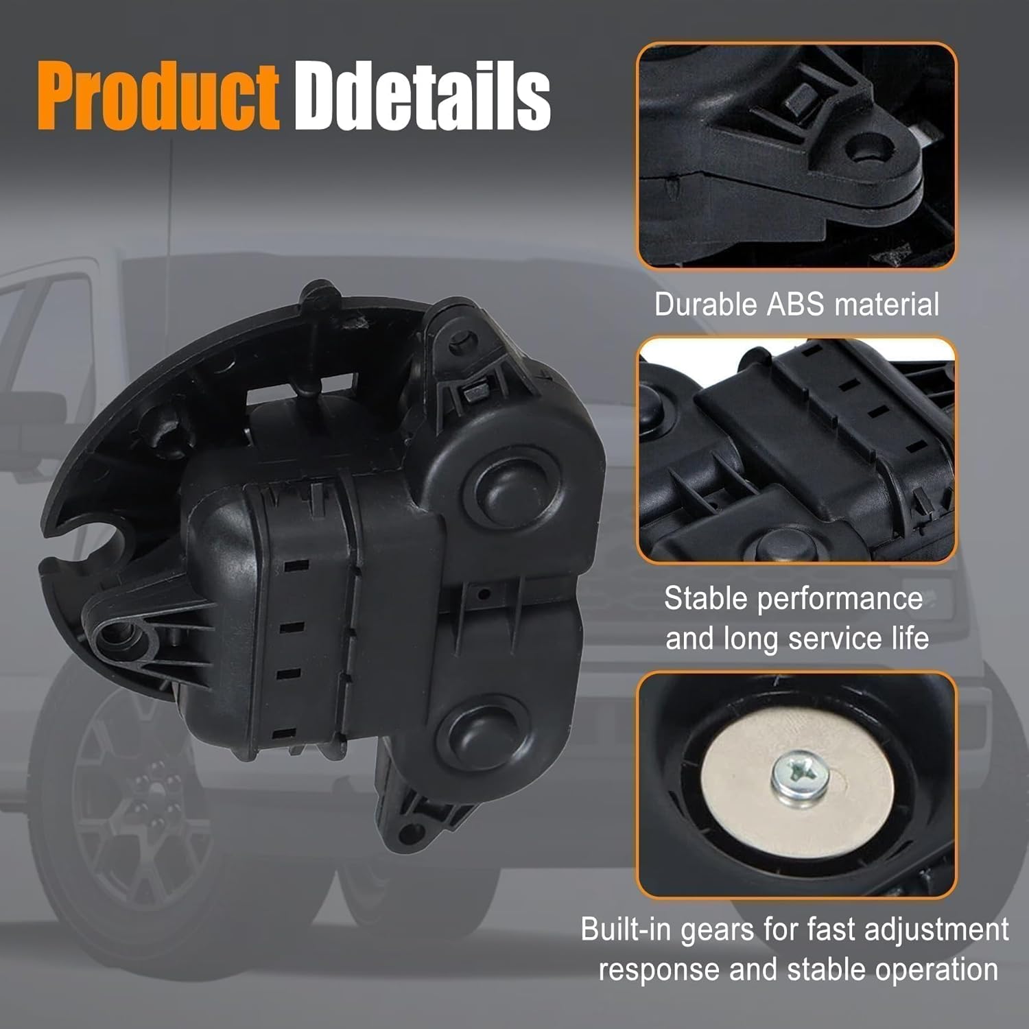 924-400 Outside Mirror Drive Motor Fit for 2006-2018 Ford F150 Mustang Explorer Edge Expedition Taurus Fiesta Lincoln Mark LT MKX Mercury Mariner Sable Replace 6U5Z-17D696-C 6U5Z17D696C