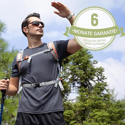 Miniatura 8 de Merino Protect Camiseta de Lana Merino 100% para Hombre de Manga Corta Ajustada Camiseta Interior Suave Ligera Camiseta para Viajes Senderismo