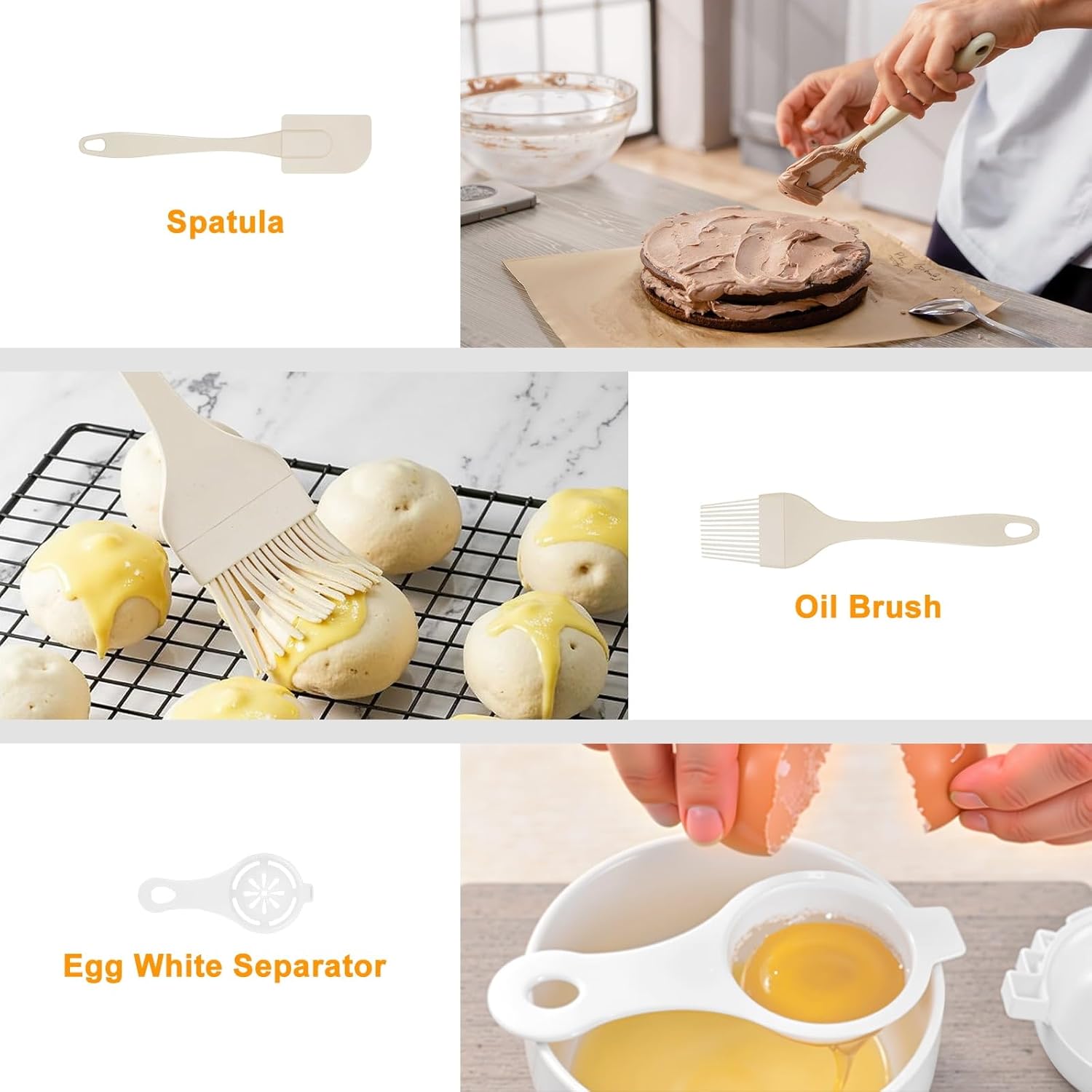 Electric Hand Mixer with 32 Attachments, Includes 2 Whisk, 2 Dough Hooks, 2 Beater, Cake Decorating, 500W Handheld Mixer for kitchen, Baking, Blending, Green