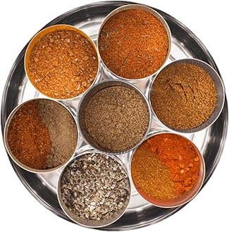 World Spice Blends & BBQ Rubs Premium Spice Collection, Spice Storage Tin with 9 Spices, the chef's companion for cooking a variety of world dishes and cuisine