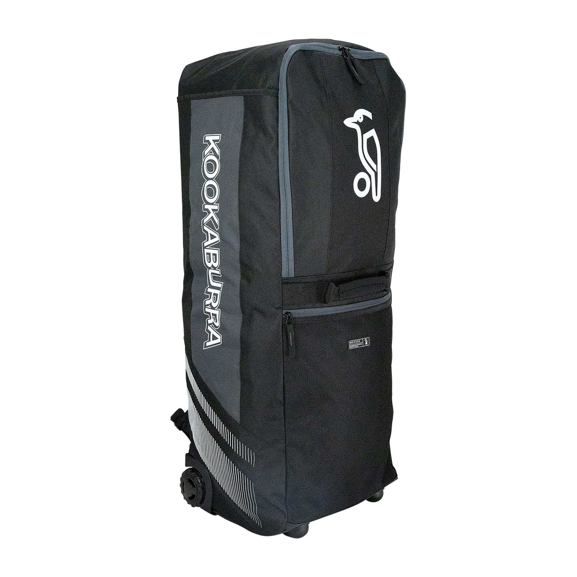 Kookaburra wd4000 Wheelie Duffle Cricket Bag - Black/Grey