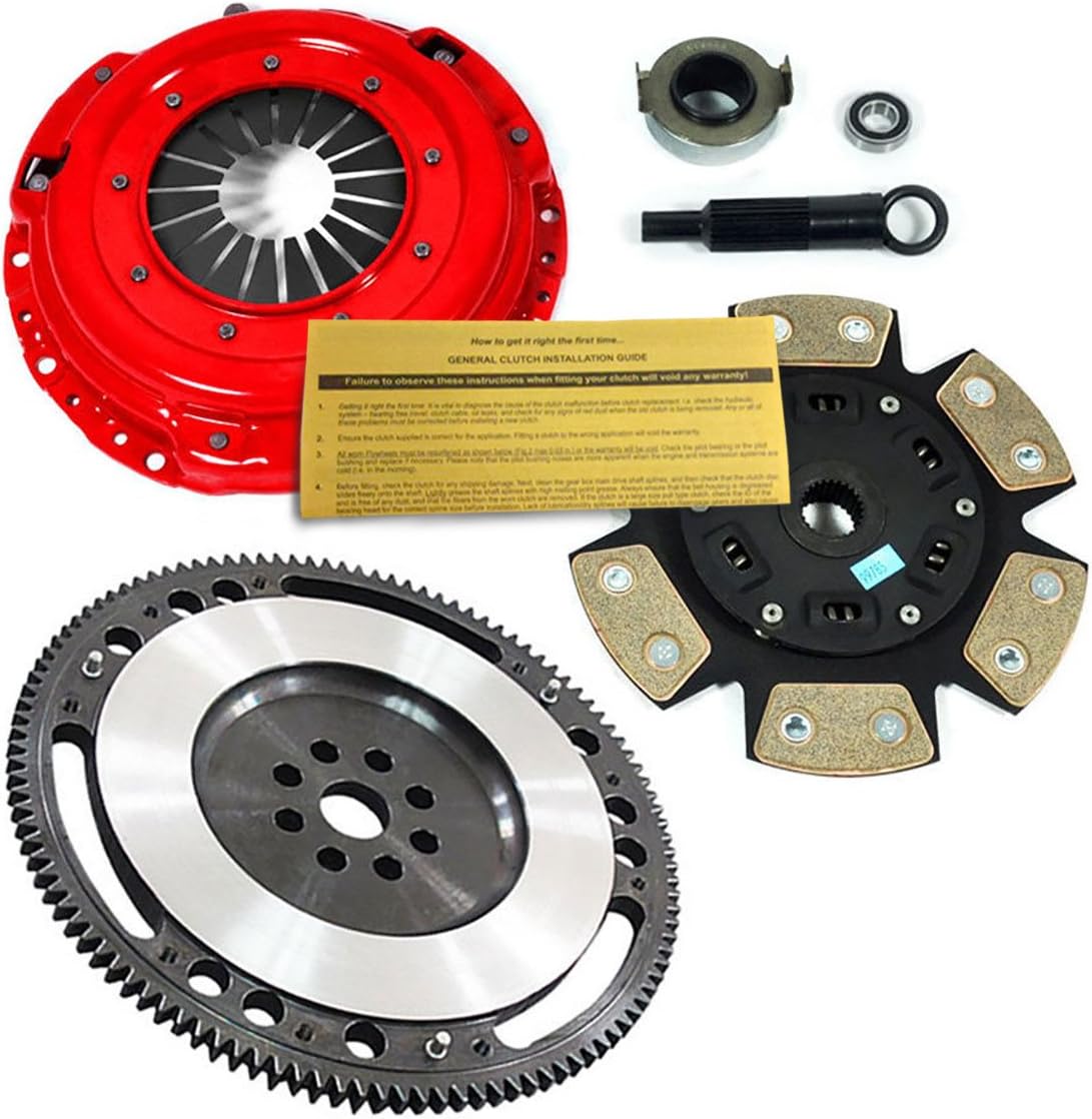EFT SPORT 3 CLUTCH KIT AND FLYWHEEL SET WORKS WITH B18A1 B18B1 B18C1 B18C5 B20B B20Z HYDRO
