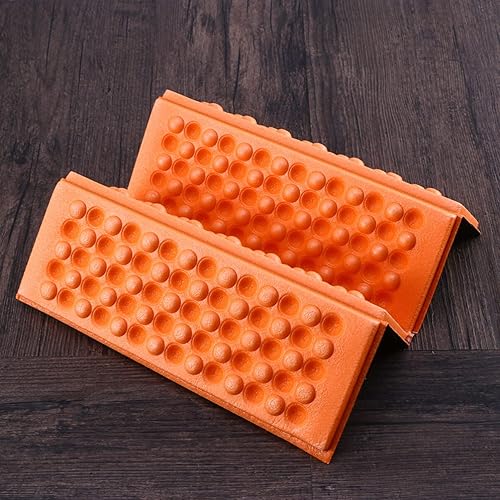 Miniatura 5 de BESPORTBLE Almohadilla de asiento plegable, 4 paquetes de almohadillas de espuma para sentarse, mini asiento portátil para camping, picnic,