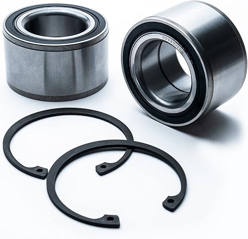 Miniatura 7 de Paquete de 2 rodamientos de eje de rueda con actualización C3 y clip en C para John Deere Gator para M156019 M159862 DAC366437 DAC36640037 M176848