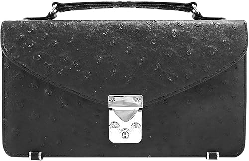 Amazon 鞄 71黒 オーストリッチ柄puセカンドバッグ カバン 鍵付き オラオラ ヤクザ ヤンキー つやなし皮革調 ちょいワル チョイ悪 メンズ 派手 悪党の店 Birthjapan バースジャパン ノーブランド品 クラッチ セカンドバッグ