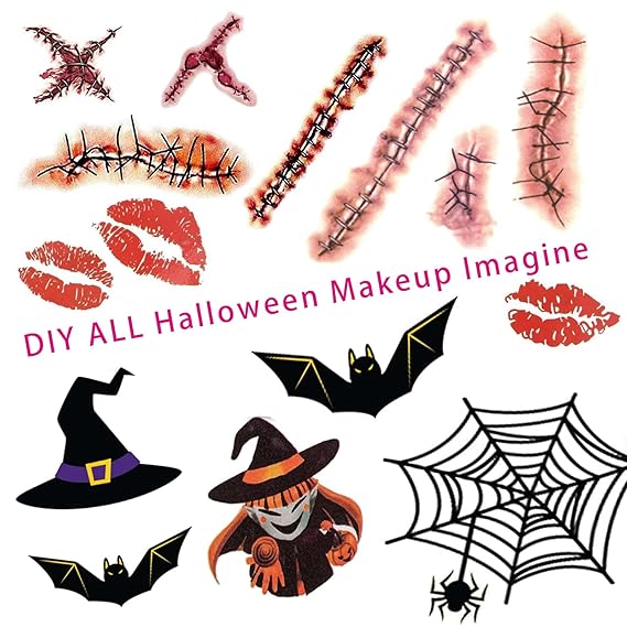 Printable Temporary Tattoo Paper for Laser/Inkjet Printer - 8.5X11-10 sets DIY Personalized Image Transfer Sheet for skin, Halloween, New Year