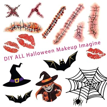 Printable Temporary Tattoo Paper for Laser/Inkjet Printer - 8.5X11-10 sets DIY Personalized Image Transfer Sheet for skin, Halloween, New Year