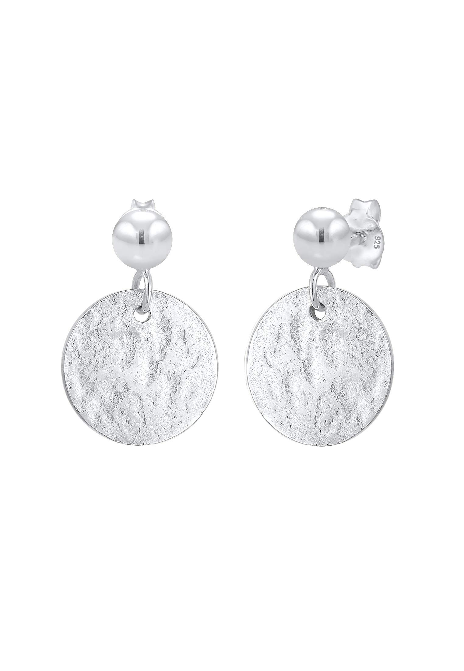 Elli Orecchini Piastrine in Argento Sterling 925 dorato con coralli vintage per donna