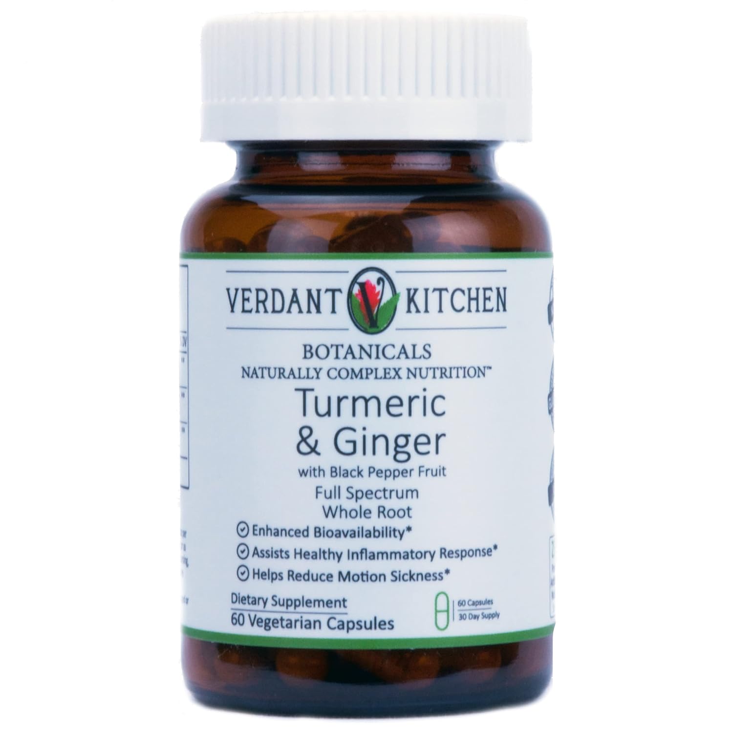 VERDANT KITCHEN Turmeric, Black Pepper and Ginger, pure
