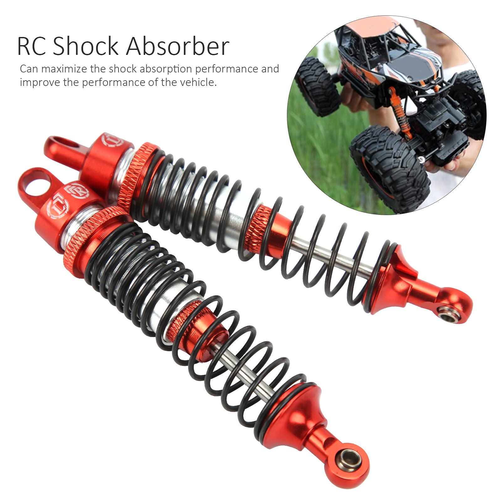 ラジコンダンパー Amazon | 100mm RC ダンパー、ダンピング RC ダンパー オイル 1/10 RC