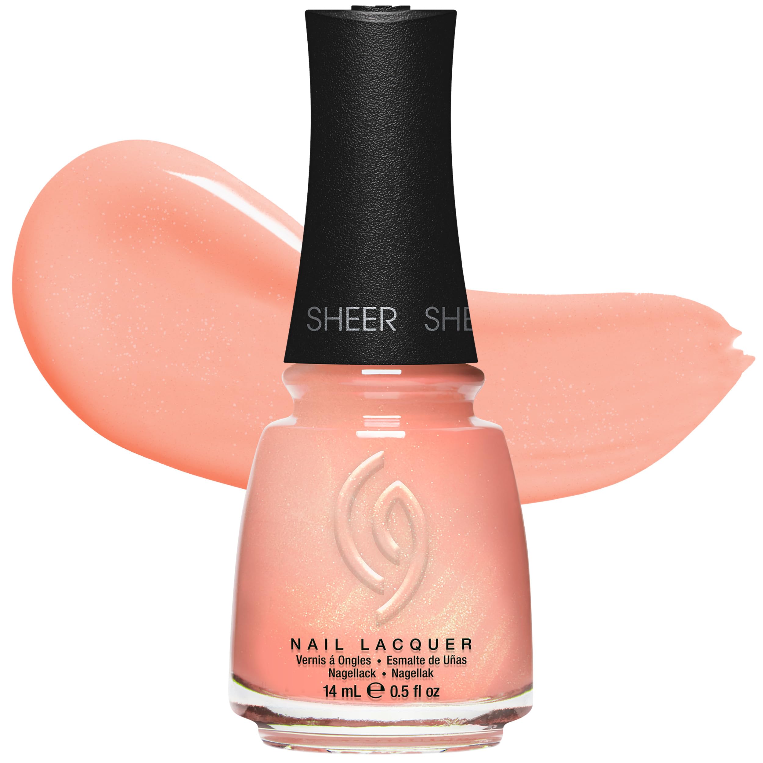 CG Nail Polish Picking Wildflowers – Peach Pink, Nail Lacquer for Salon-Quality DIY Manicure, Quick Drying, Chip-Resistant, Glossy Finish, 0.5 fl oz