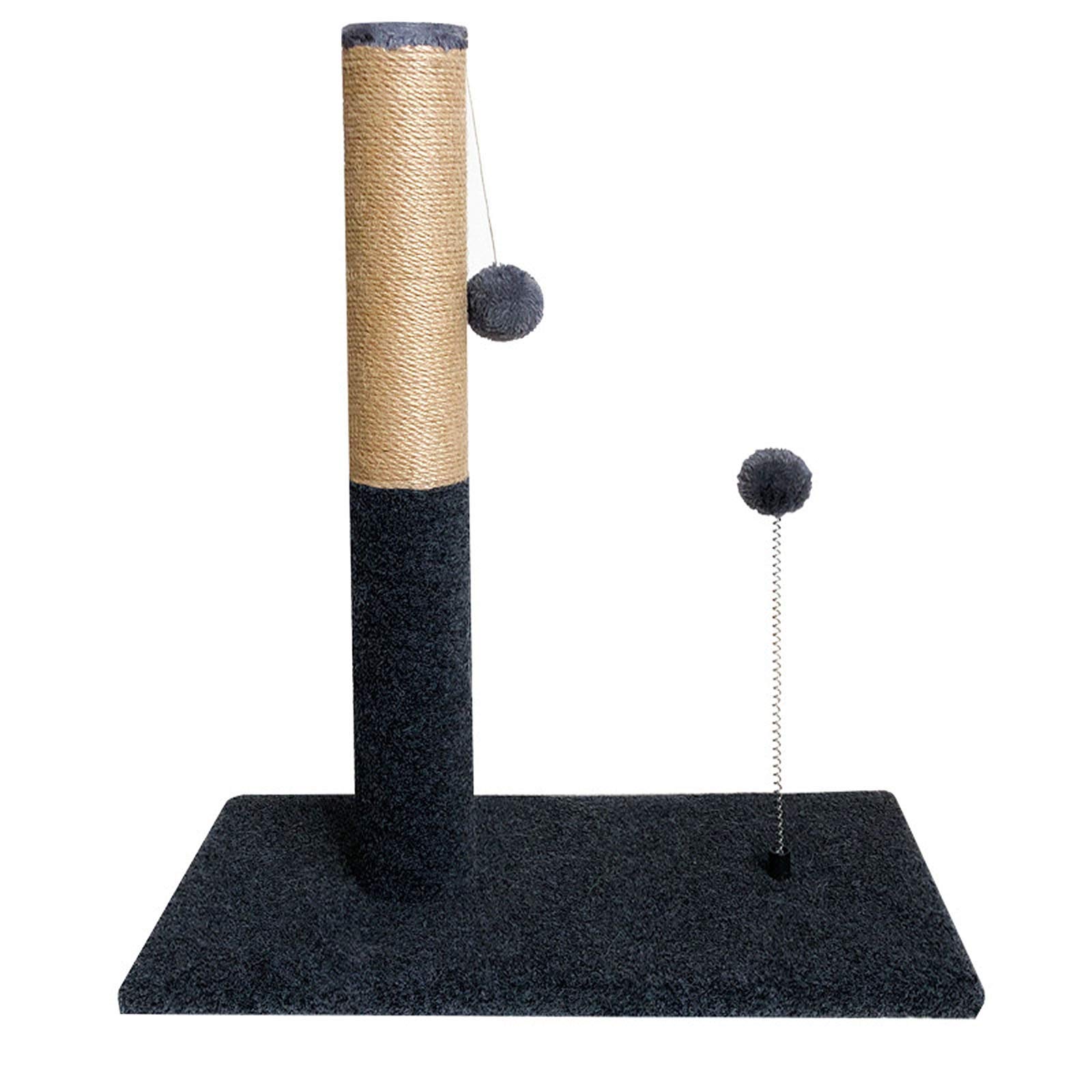 Arbre à chat tour de jeu noire idéale pour animer les après-midis de votre chaton