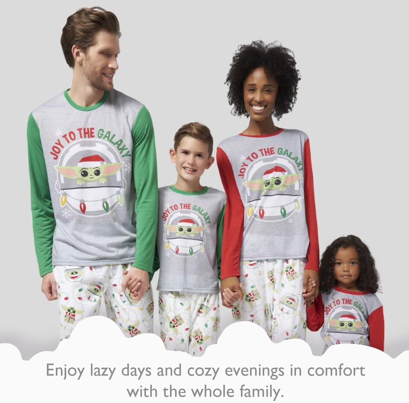 STAR WARS 2-Piece Pajama Set, Matching Family Holiday Pajamas, Soft & Comfortable - Image 2