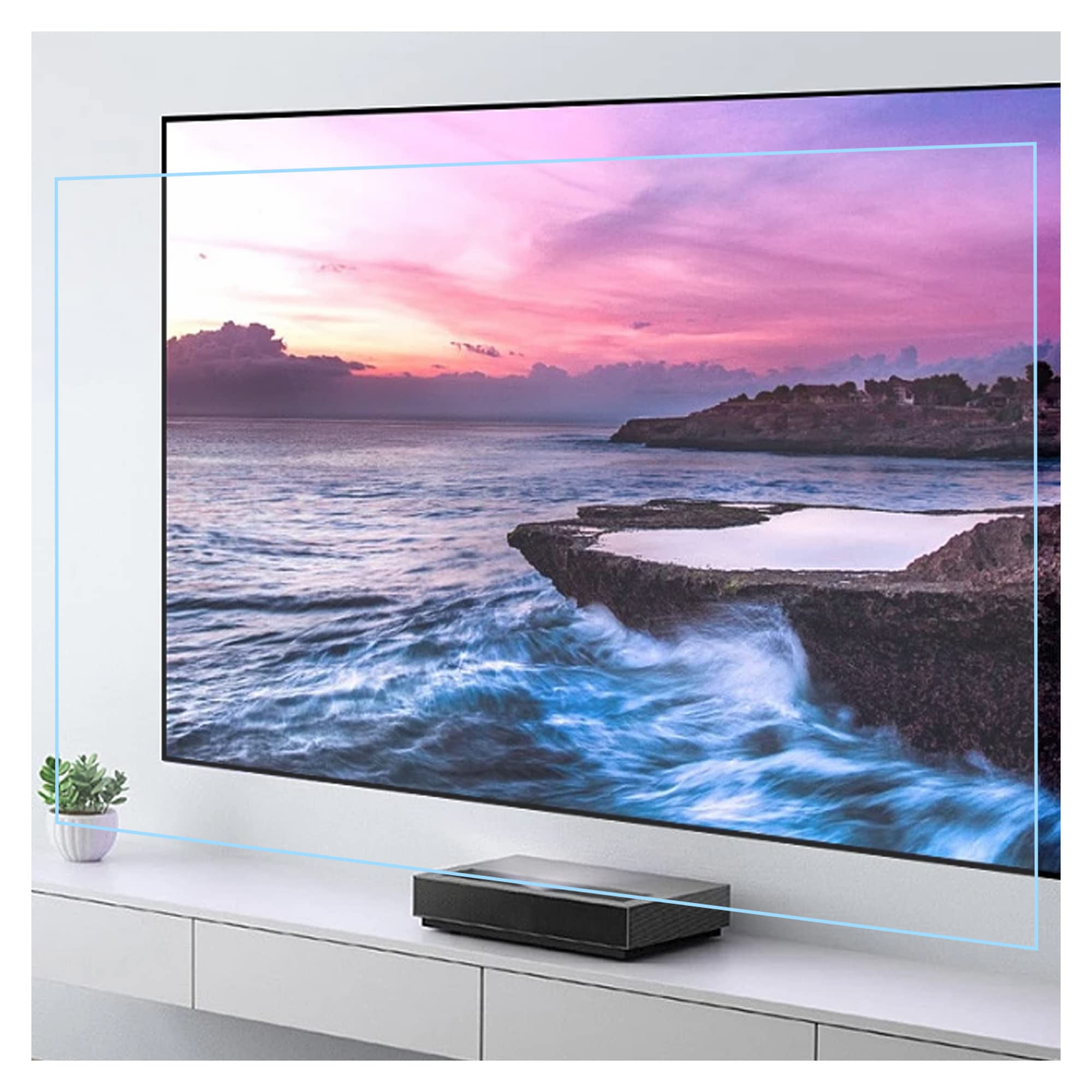 Pellicola protettiva anti luce blu per TV da 65 pollici, antigraffio/antiriflesso/filtro luce blu che allevia l'affaticamento degli occhi - Diverse dimensioni / 65 pollici 14(58 pollici 1269 x 721 mm