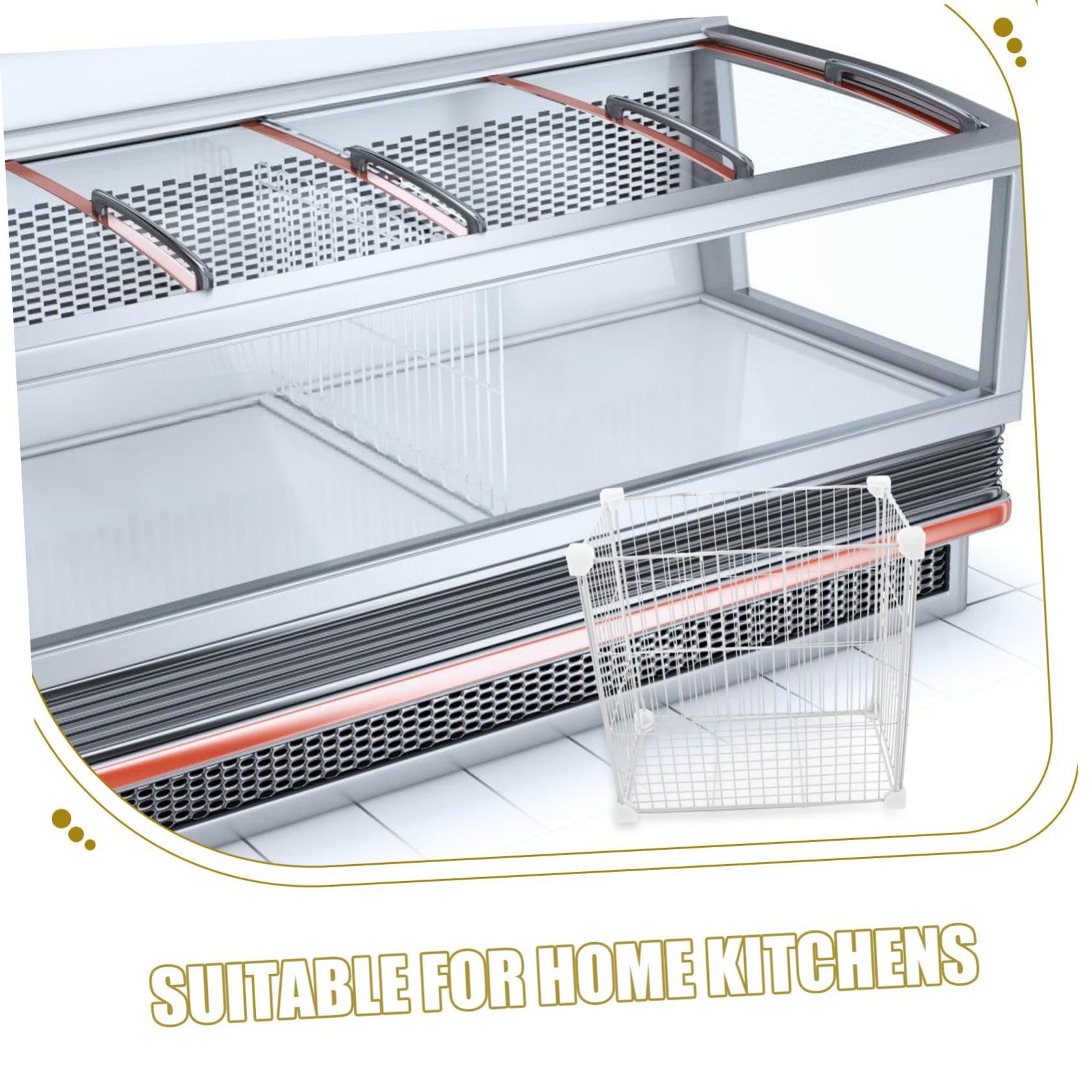 Gefrierschrankorganizer Aus Hängende Körbe Für Lebensmittel Obst Gemüse Und Fleisch Platzoptimierung Für Gefriertruhe