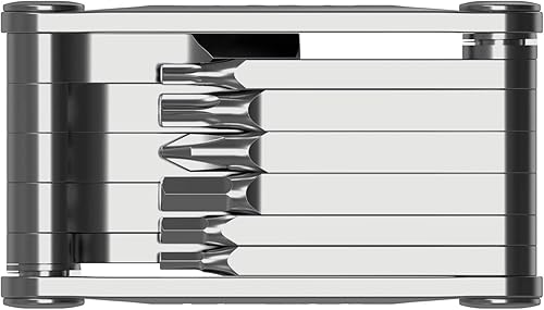 Miniatura 2 de LEZYNE SV PRO 11 Multiherramienta para bicicleta, placas laterales de aleación, brocas de acero inoxidable, hexagonal 22.534560.315 in, T10T25T30,