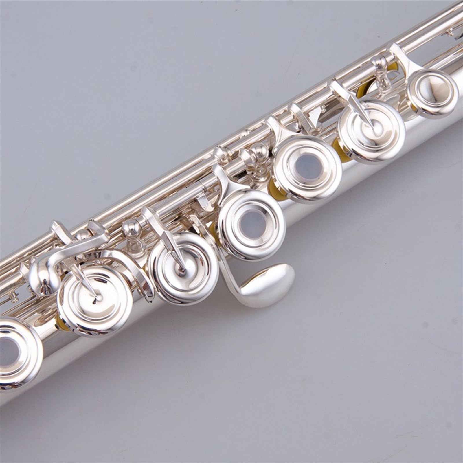 Amazon.co.jp: フルートセット 楽器 銀メッキ C キー 16/17 オープン