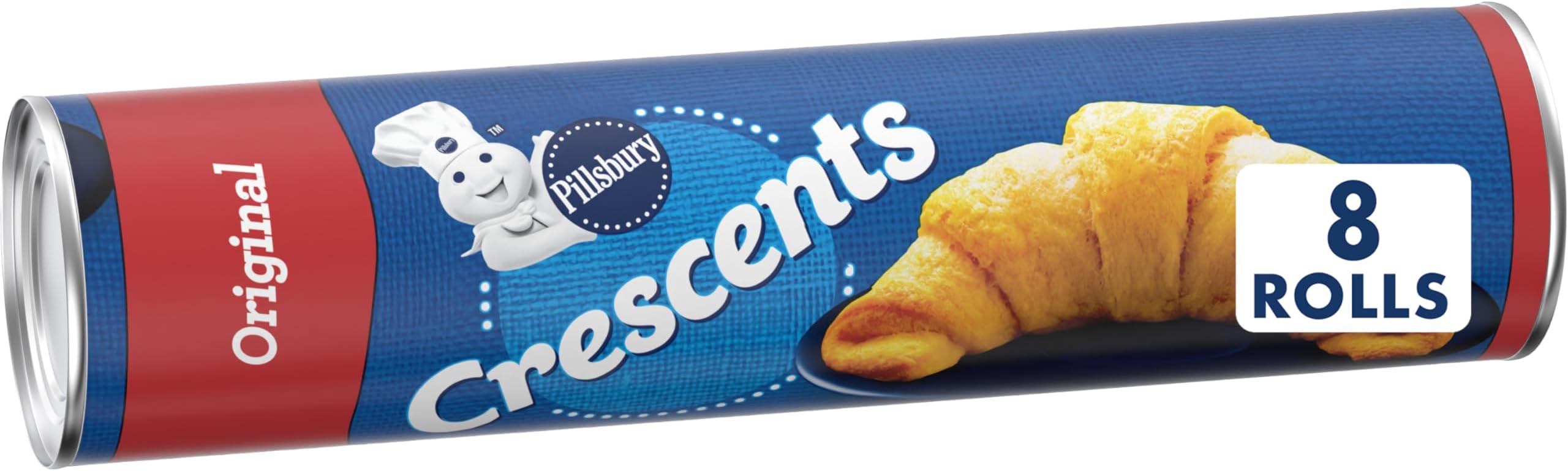 Crescent Rolls, Original Refrigerated Canned Pastry Dough, 8 Rolls, 8 oz
