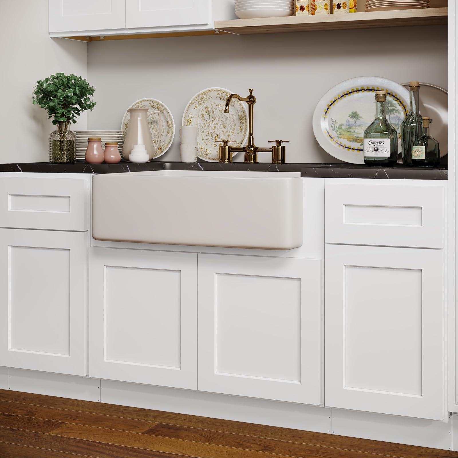 Farmhouse Sink Cabinet Base Apron Sink Base Cabinet