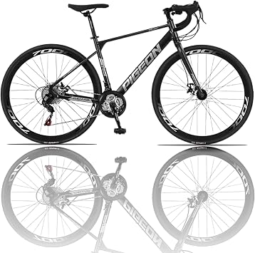 Road Bike, 700c Disc Brake, Road Bike, High Carbon Steel Frame, Drop Handle, Cross Bike, Internal Wiring, For Beginners, Beginners, For Commuting To Work Or School, Comfortable Running