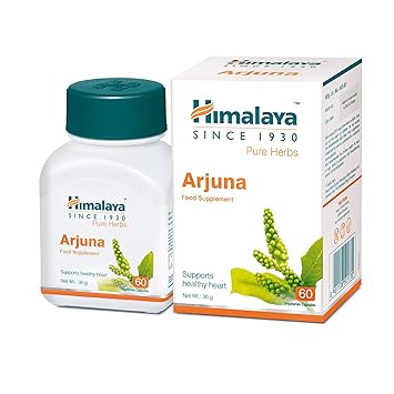 Himalaya Arjuna - 60 Tablets, White - image, photos
