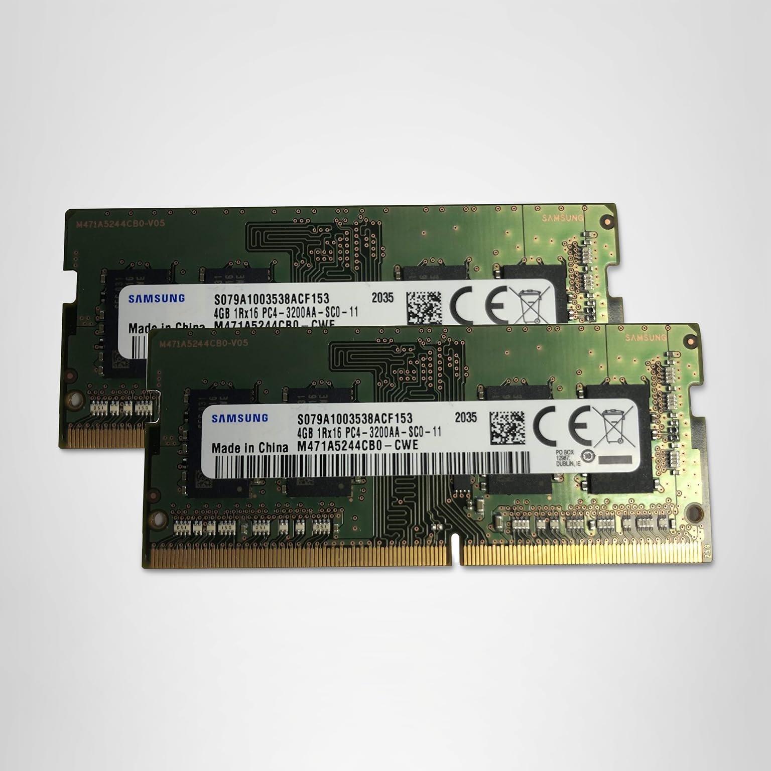 Samsung 8GB KIT(2 x 4GB) DDR4 3200MHz PC4-25600 1.2V 1R x 16