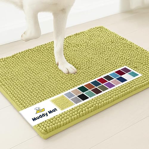 Miniatura 40 de Muddy Mat® - Tapete de microfibra superabsorbente para mascotas, antideslizante y lavable, de felpilla, secado rápido, para entrada