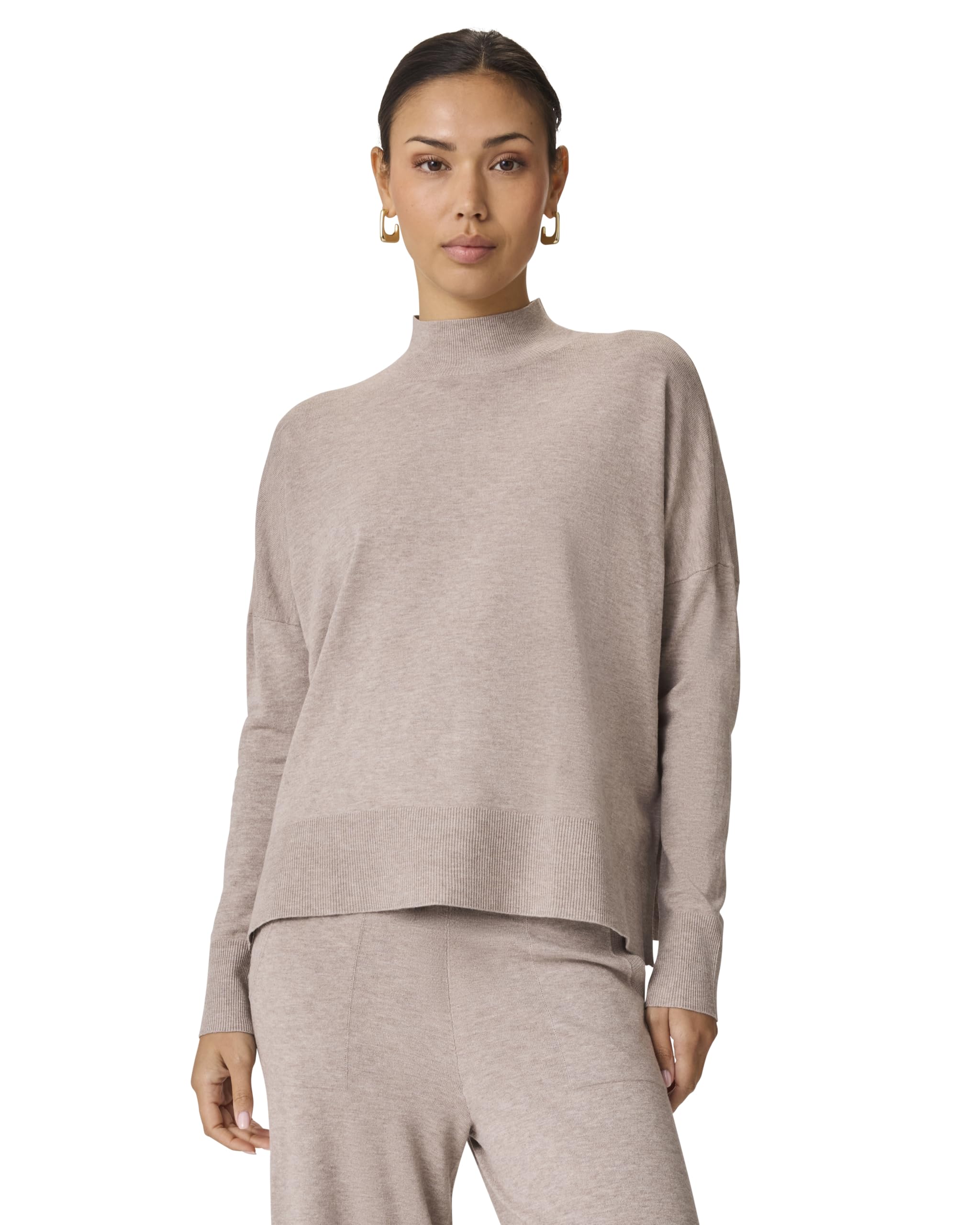 Splendid womens Jette Mockneck Sweater