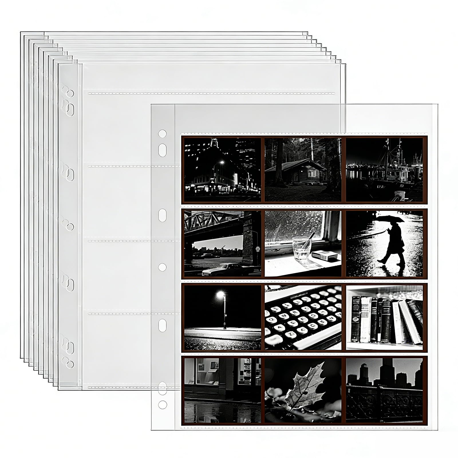 120 Film Negative Sleeves 30Pcs Film Storage Binder for Negatives Archival Film Holder Help You Collect and Organize Films.