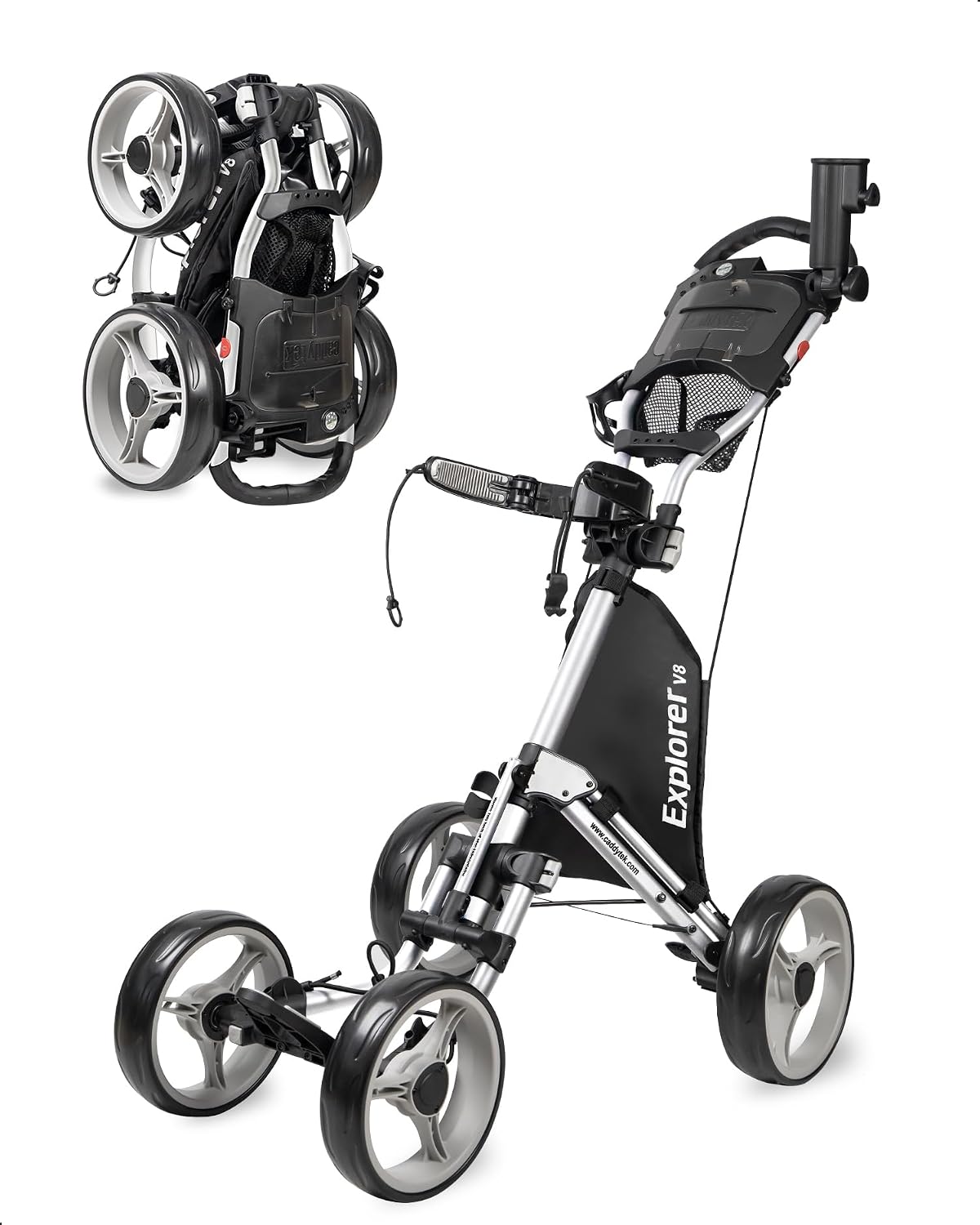 CaddyTek Explorer V8 – SuperLite 4-kołowy wózek golfowy, wersja Explorer 8
