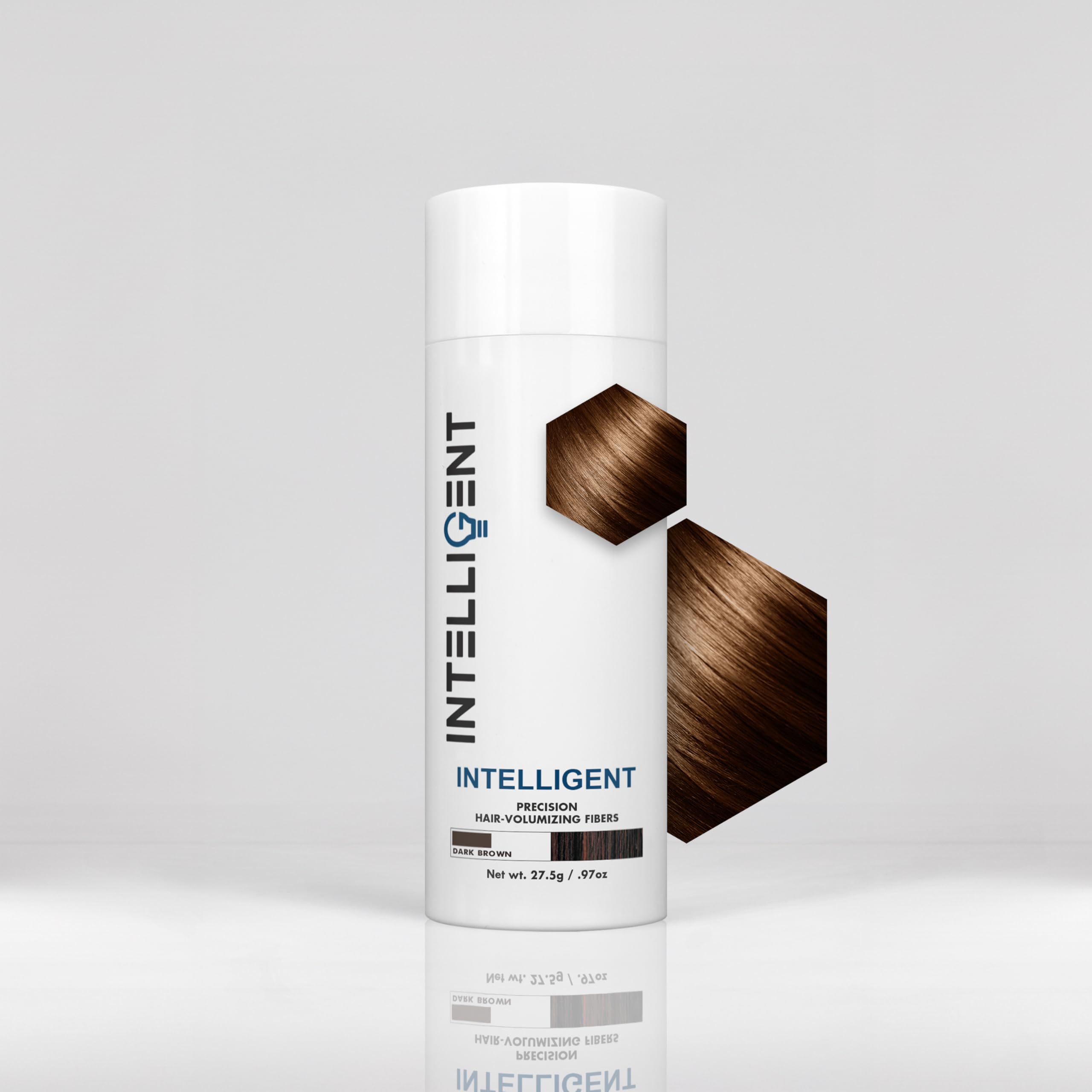 Intelligent Precision Hair-Volumizing Fibers (Dark Brown) | Undetectably Fill in Thinning Hair | 6 Shades Designed For Men or Women | 27.5g