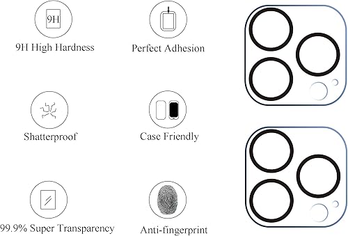 Miniatura 7 de Ailun iPhone 14 Plus/iPhone 13 Pro Max [pantalla de 6.7 pulgadas] 2 protectores de pantalla de privacidad y protector de lente de cámara para iPhone