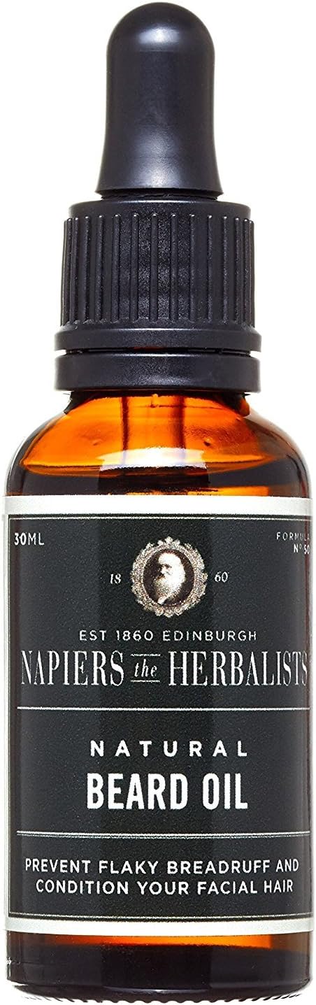 Beard Oil by Napiers The Herbalists, Established in Edinburgh in 1860. Mr Napier’s Natural Beard Oil | 50ml