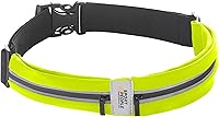 Vista 10 de Cinturón de correr para mujeres y hombres, soporte impermeable para teléfono para correr, riñonera reflectante de 2 bolsillos para almacenar
