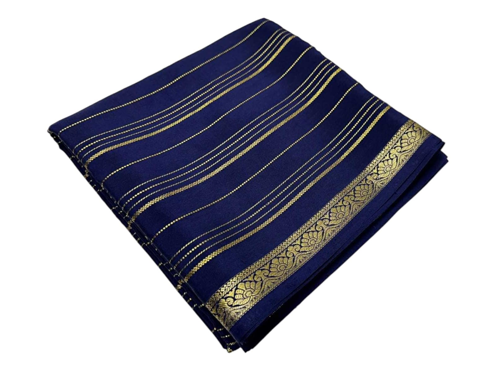 rajmala fashion RAJMALA Luxurious Women's Classic Lining zari Semi Mysore Silk Saree with Beautiful Design Zari Border With Chit pallu-picture-47