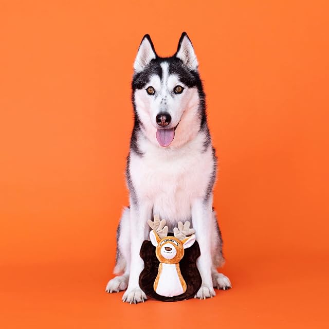 Foto 3 de 3 de Fringe Studio Plush Dog Toy, OH Deer, Wagsdale Dog Toy Collection (289759)