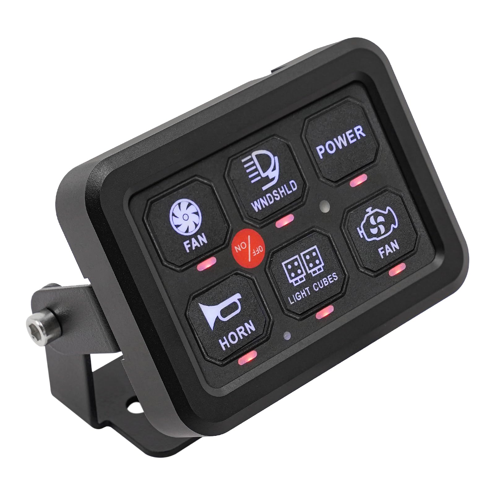 Kit pannello di controllo a 6 marce, con funzione di regolazione automatica, 720 W, quadro universale 9 – 30 V, adatto per camper, barche, SUV, camion, UTV ATV (blu)