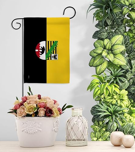 Miniatura 9 de Americana Home & Garden Bandera de jardín Anhalt de Sajonia Regional de Alemania, Estados de Europa Central, Territorio de la Historia Antigua,